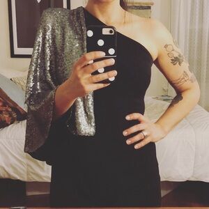 ASOS Club London sequin jumpsuit Sz 8